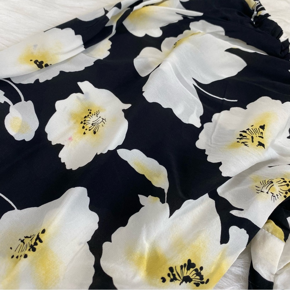 BA&SH Black and White Floral Blouse - Picture 5 of 5
